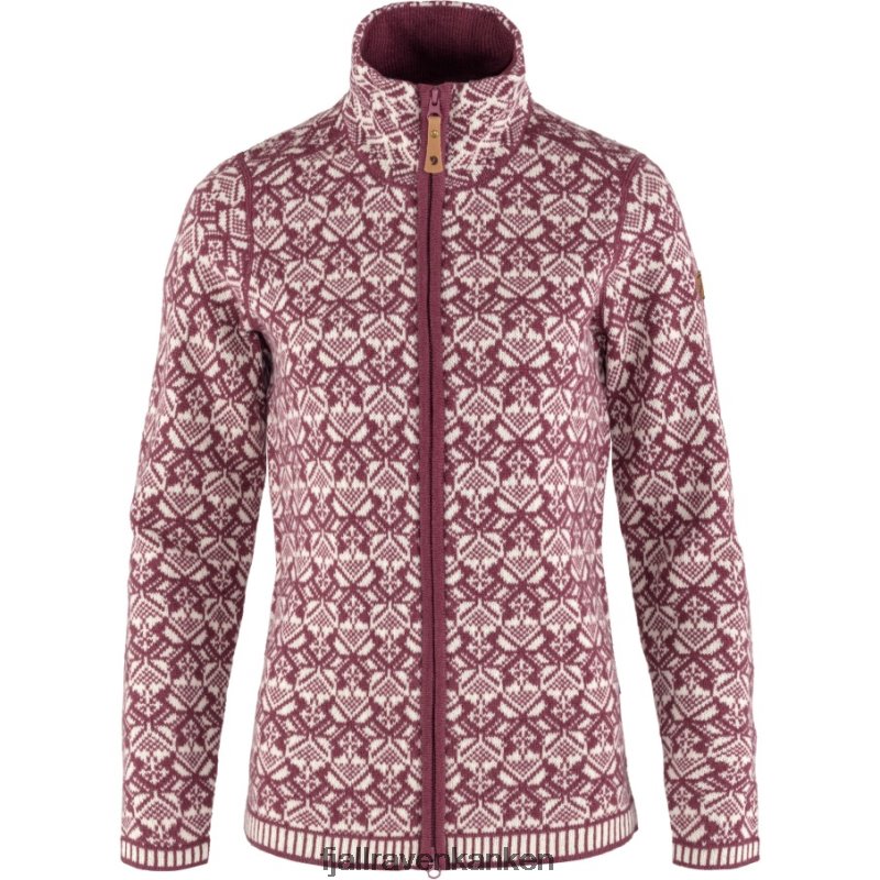 Fjällräven Polska - Mesa Purple Fjällräven Outlets Snow Cardigan W