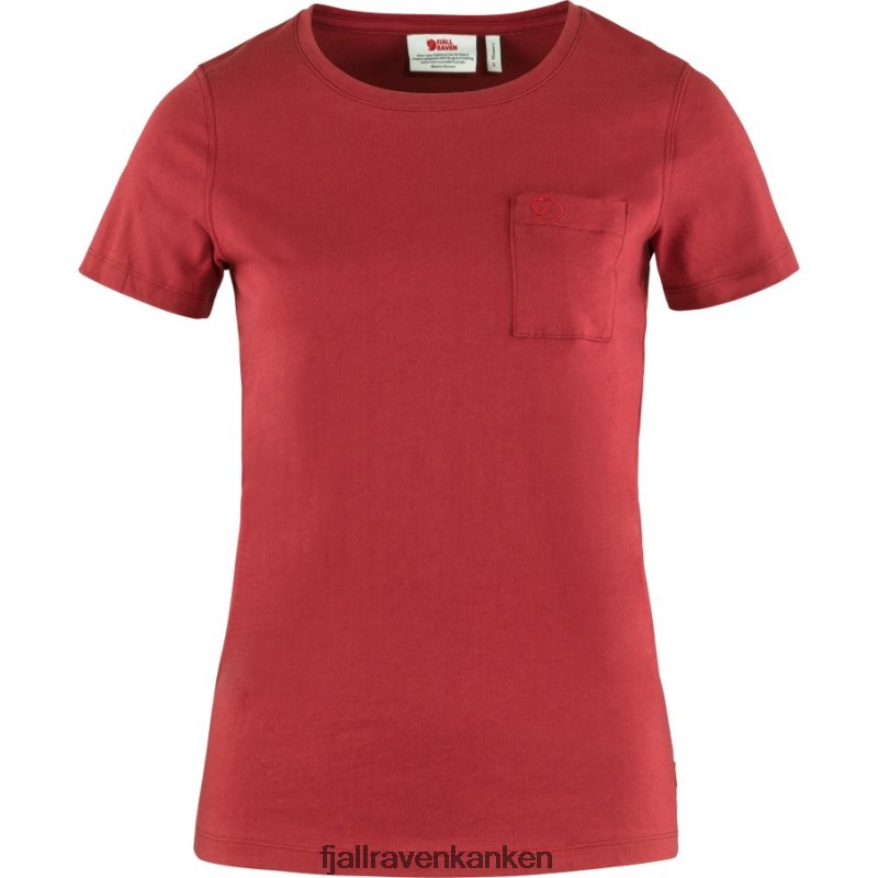 Fjallraven Kanken - Övik T-Shirt W Raspberry Red Fjällräven Outlets