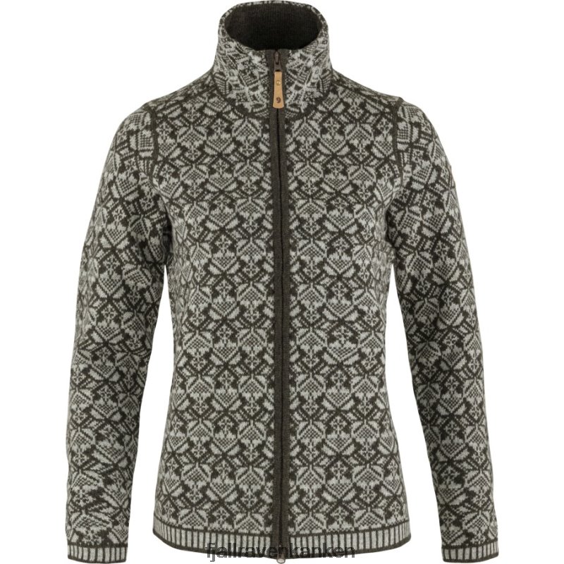 Fjallraven Sklep - Snow Cardigan W Fjällräven Outlets Dark Olive