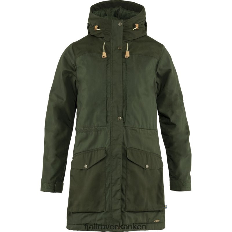 Fjallraven Kanken - Deep Forest Singi Wool Padded Parka W Fjällräven Outlets Brand