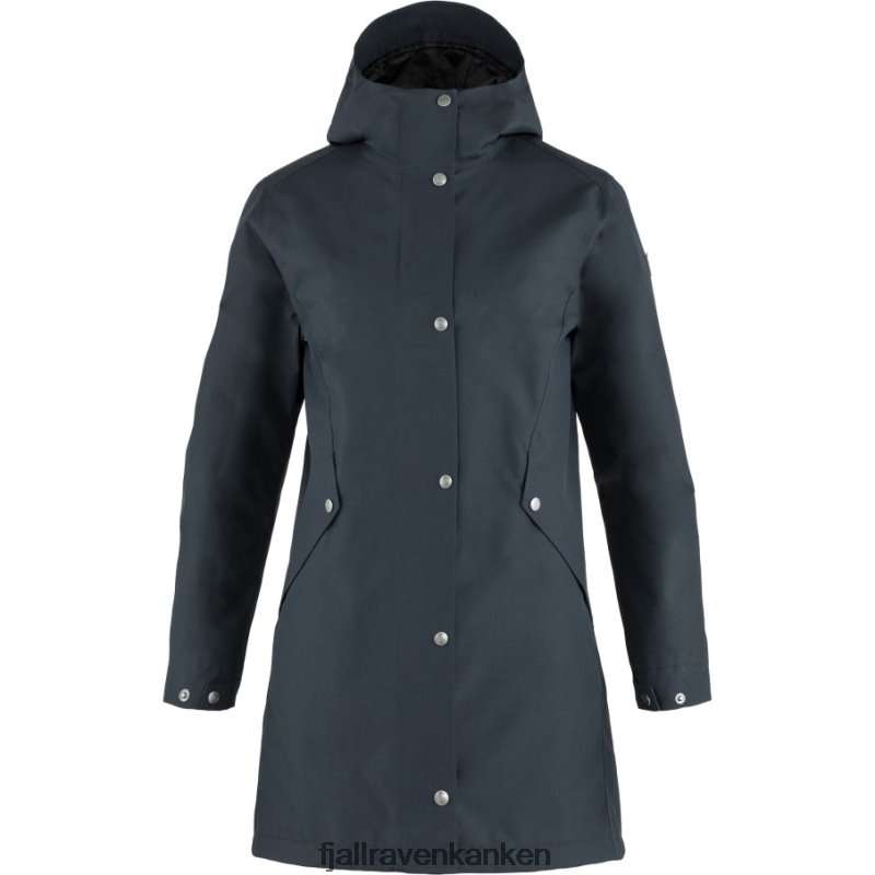 Fjallraven Kanken - Dark Navy Visby 3 In 1 Jacket W Fjällräven Outlets