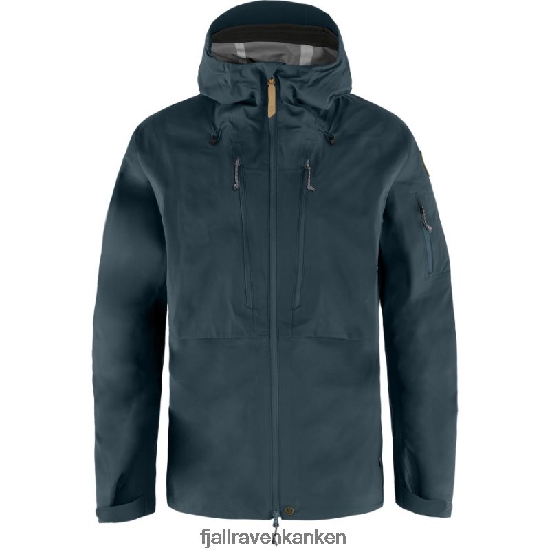 Fjallraven Sklep - Fjällräven Outlets Dark Navy Keb Eco-Shell Jacket M
