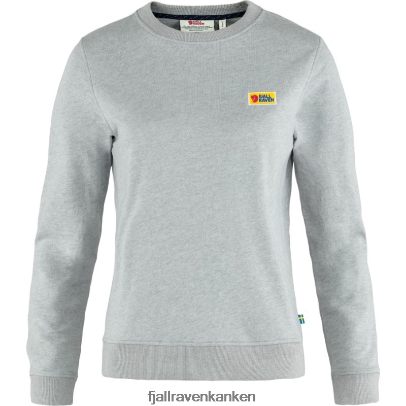 Fjallraven Kanken - Grey-Melange Vardag Sweater W Fjällräven Outlets Brand