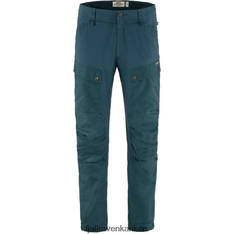 Fjallraven Sklep - Keb Trousers M Long Fjällräven Outlets Mountain Blue-Mountain Blue