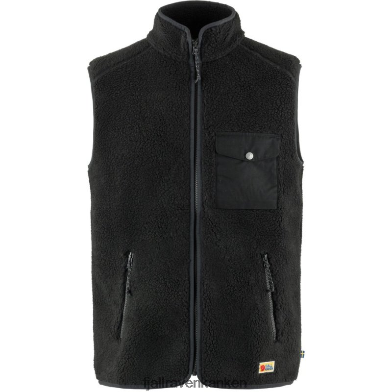 Fjallraven Sklep - Vardag Pile Fleece Vest M Fjällräven Outlets Black