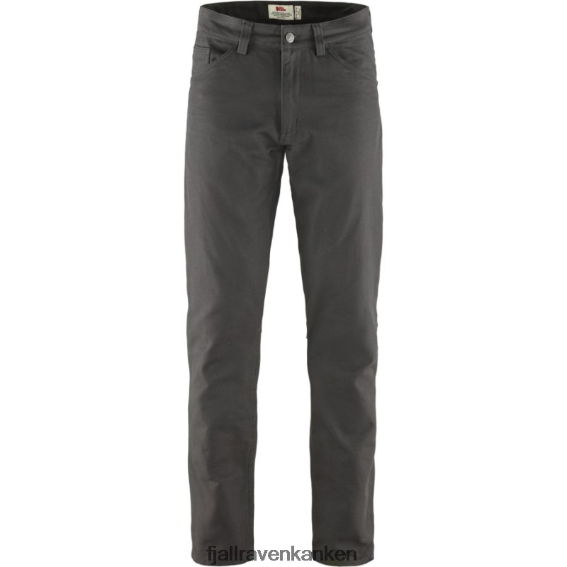 Fjallraven Kanken - Greenland Canvas Jeans M Long Dark Grey Fjällräven Outlets
