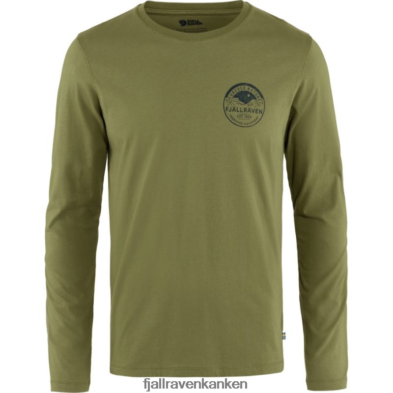 Fjallraven Kanken - Caper Green Forever Nature Badge Ls M Fjällräven Outlets Brand