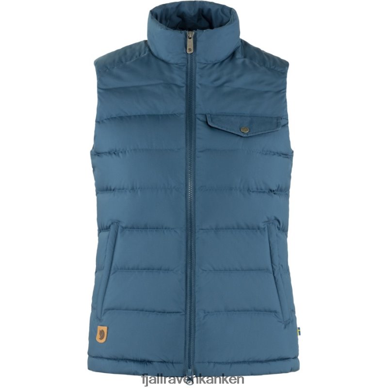 Fjallraven Sklep - Fjällräven Outlets Indigo Blue Greenland Down Liner Vest W