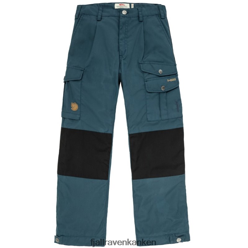 Fjällräven Polska - Fjällräven Outlets Kids Vidda Padded Trousers Mountain Blue