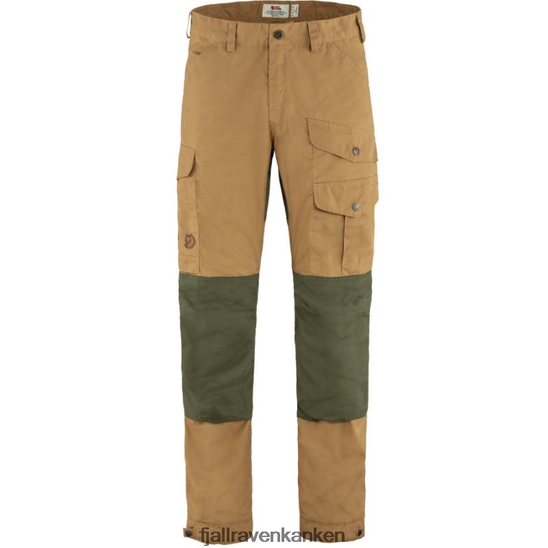 Fjallraven Sklep - Vidda Pro Trousers M Long Fjällräven Outlets Buckwheat Brown-Laurel Green