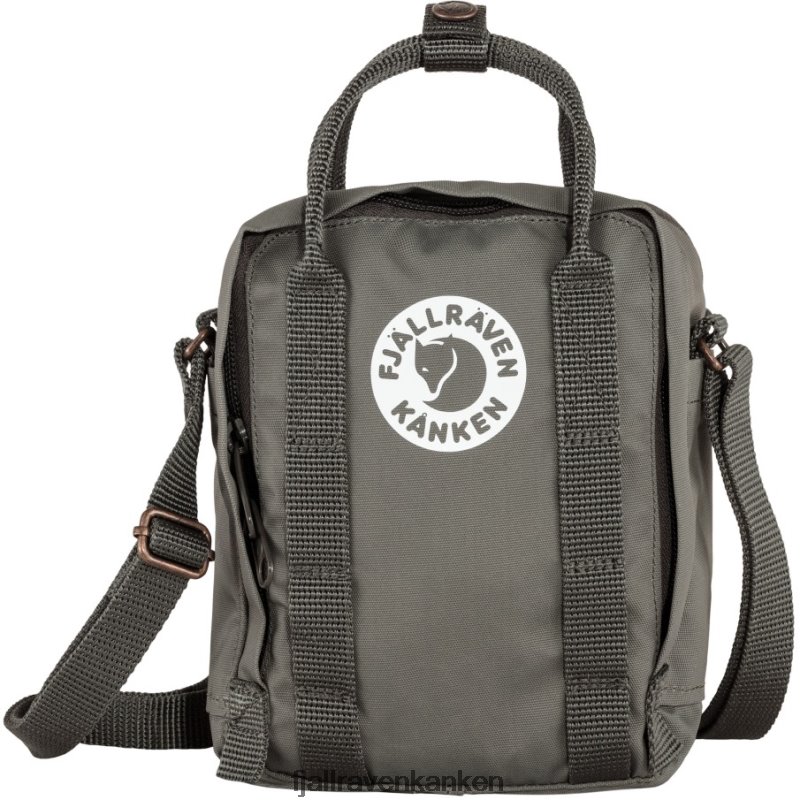 Fjallraven Kanken - Charcoal Grey Tree-Kånken Sling Fjällräven Outlets