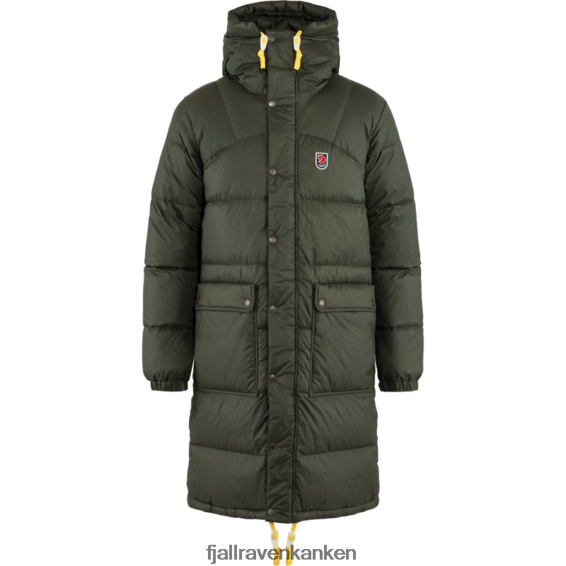 Fjällräven Polska - Deep Forest Fjällräven Outlets Brand Expedition Long Down Parka M