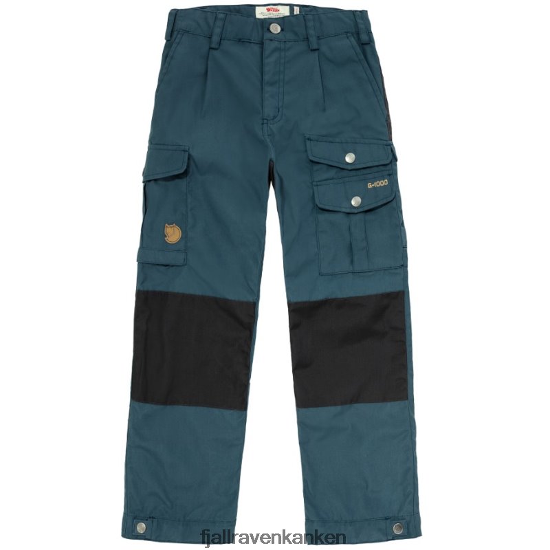 Fjallraven Sklep - Fjällräven Outlets Mountain Blue Kids Vidda Trousers