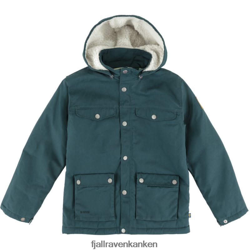 Fjällräven Polska - Mountain Blue Fjällräven Outlets Kids Greenland Winter Jacket