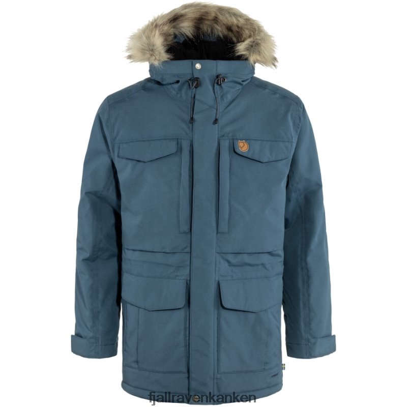 Fjällräven Polska - Fjällräven Outlets Nuuk Parka M Mountain Blue
