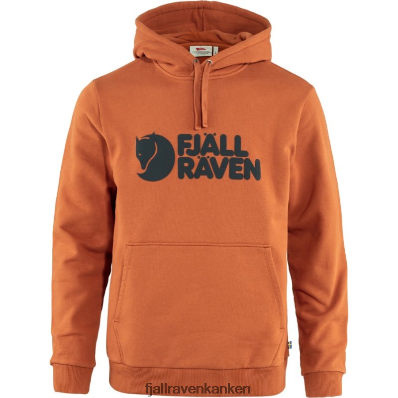 Fjällräven Polska - Terracotta Brown Fjällräven Outlets Logo Hoodie M