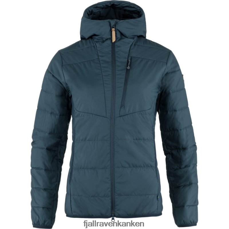 Fjallraven Kanken - Keb Padded Hoodie W Mountain Blue Fjällräven Outlets