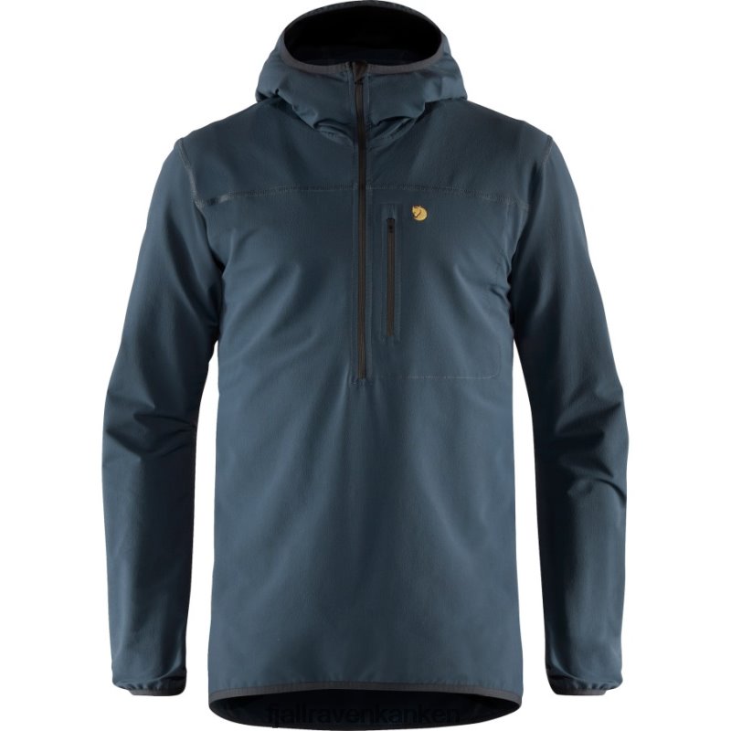 Fjallraven Kanken - Bergtagen Stretch Half Zip M Mountain Blue Fjällräven Outlets