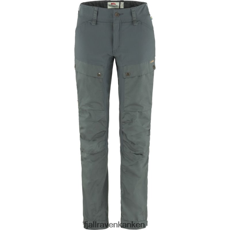 Fjallraven Sklep - Keb Trousers Curved W Reg Fjällräven Outlets Basalt