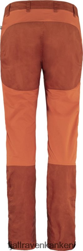 Fjällräven Polska - Fjällräven Outlets Abisko Lite Trekking Trousers W Short Cabin Red-Rowan Red