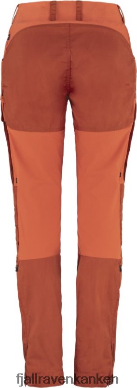 Fjallraven Sklep - Keb Trousers Curved W Short Fjällräven Outlets Cabin Red-Rowan Red