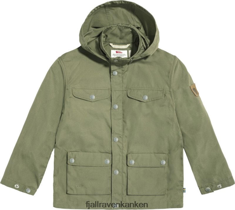 Fjällräven Polska - Fjällräven Outlets Kids Greenland Jacket Green