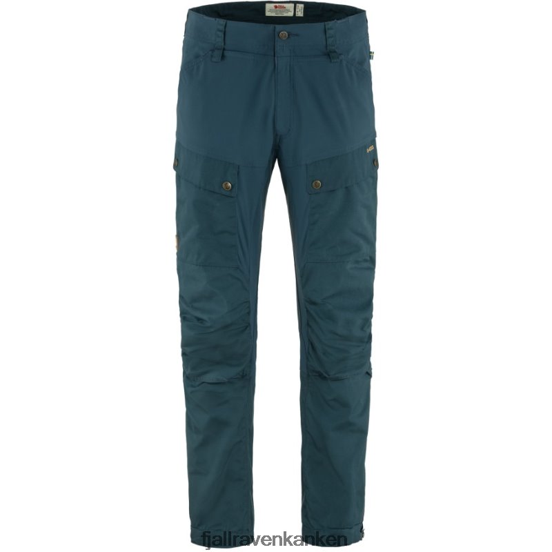Fjallraven Sklep - Keb Trousers M Reg Fjällräven Outlets Mountain Blue-Mountain Blue