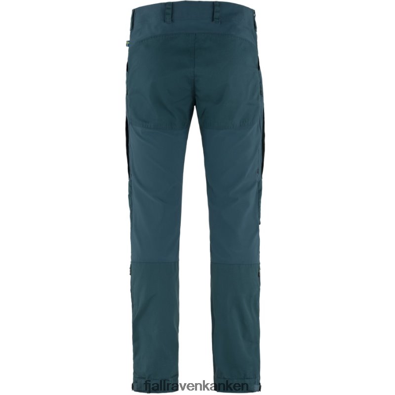 Fjallraven Sklep - Keb Trousers M Reg Fjällräven Outlets Mountain Blue-Mountain Blue