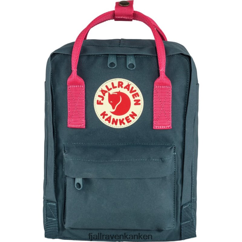 Fjallraven Kanken - Kånken Mini Royal Blue-Flamingo Pink Fjällräven Outlets