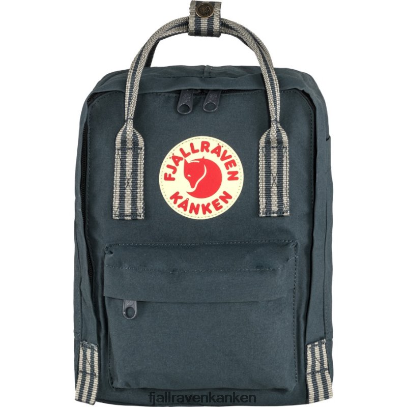 Fjallraven Sklep - Kånken Mini Fjällräven Outlets Navy-Long Stripes