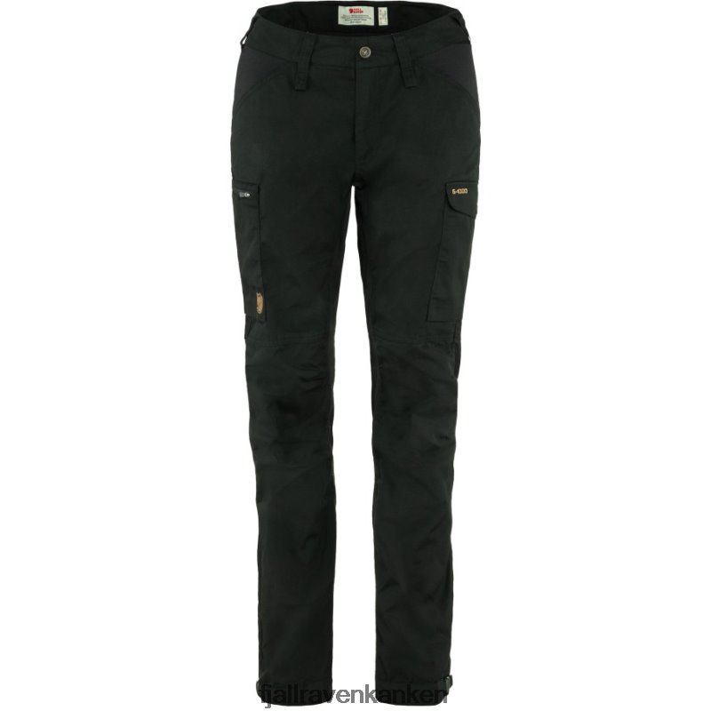 Fjallraven Kanken - Kaipak Trousers Curved W Black Fjällräven Outlets