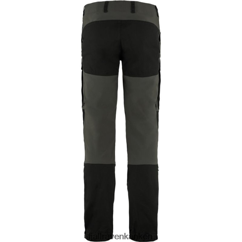Fjallraven Sklep - Keb Trousers M Reg Fjällräven Outlets Brand Black-Stone Grey