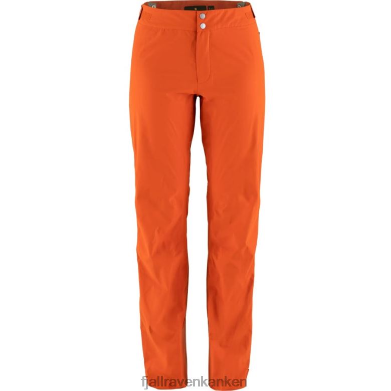 Fjallraven Kanken - Bergtagen Lite Eco-Shell Trousers W Hokkaido Orange Fjällräven Outlets