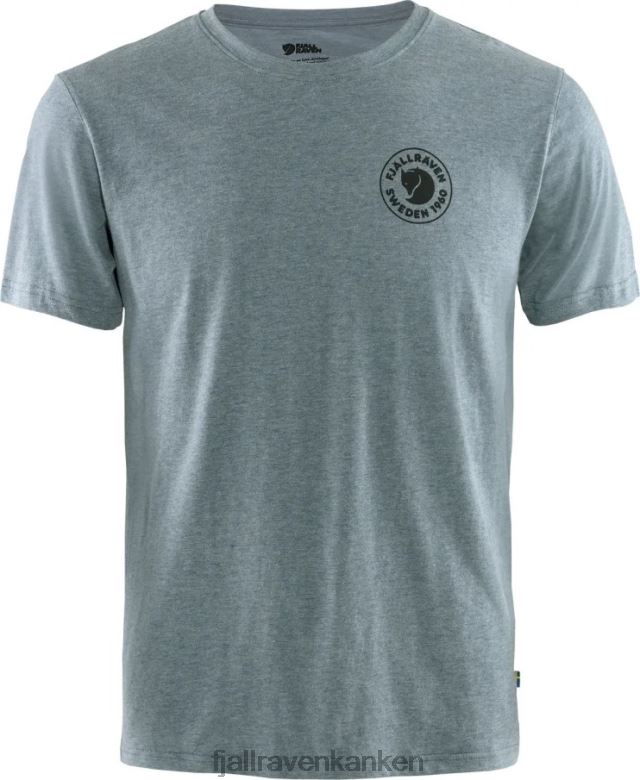 Fjallraven Kanken - 1960 Logo T-Shirt M Uncle Blue-Melange Fjällräven Outlets