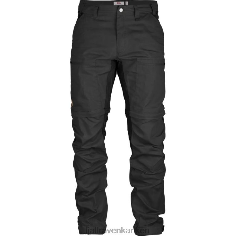 Fjällräven Polska - Dark Grey-Black Fjällräven Outlets Abisko Lite Trekking Zip-Off M Reg