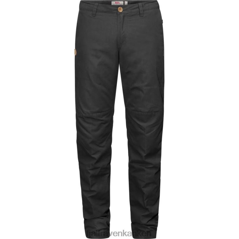 Fjällräven Polska - Fjällräven Outlets Srmland Tapered Winter Trousers W Long Dark Grey