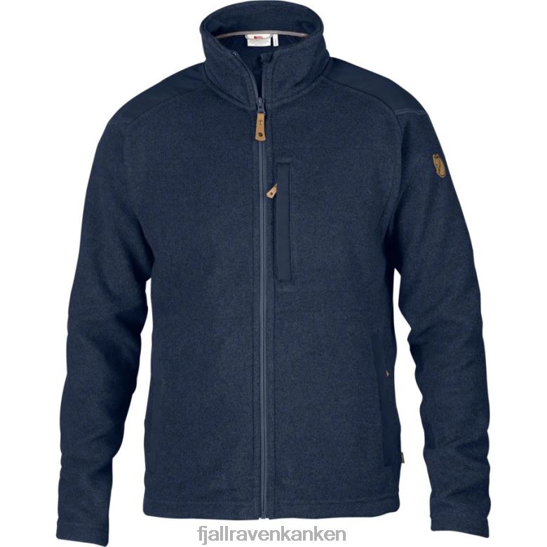 Fjallraven Sklep - Buck Fleece M Fashion Fjällräven Outlets Dark Navy