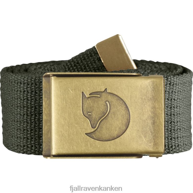 Fjallraven Kanken - Canvas Brass Belt 4 Cm Mountain Grey Fjällräven Outlets