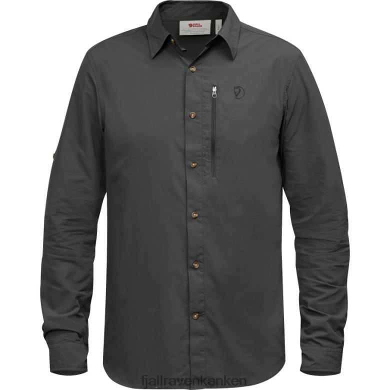 Fjällräven Polska - Dark Grey Fjällräven Outlets Abisko Hike Shirt Ls M