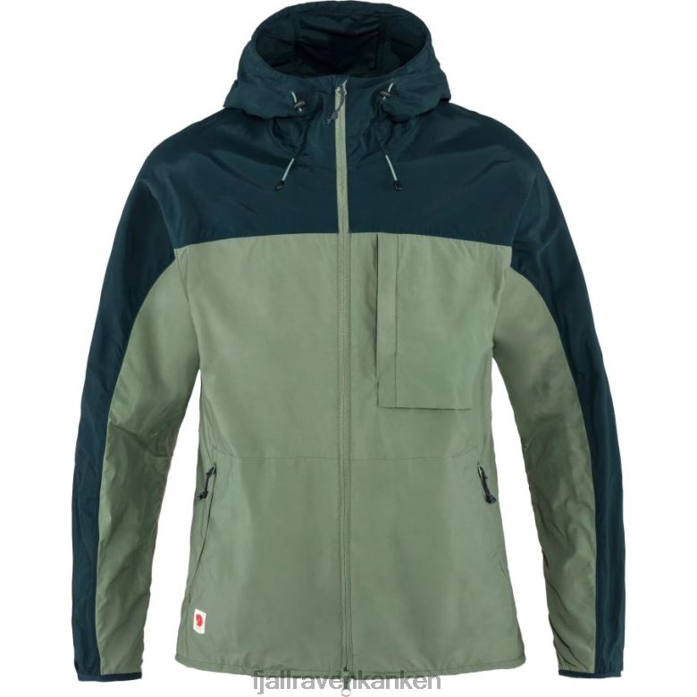 Fjällräven Polska - Fjällräven Outlets High Coast Wind Jacket M Patina Green-Navy