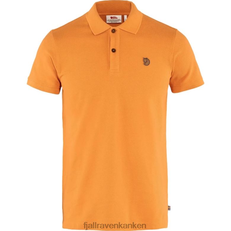 Fjallraven Sklep - Fjällräven Outlets Spicy Orange Övik Polo Shirt M