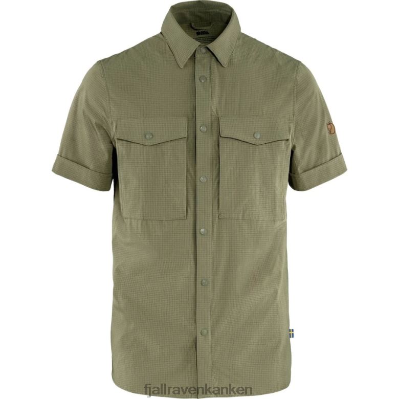 Fjallraven Sklep - Fjällräven Outlets Light Olive Abisko Trekking Shirt Ss M