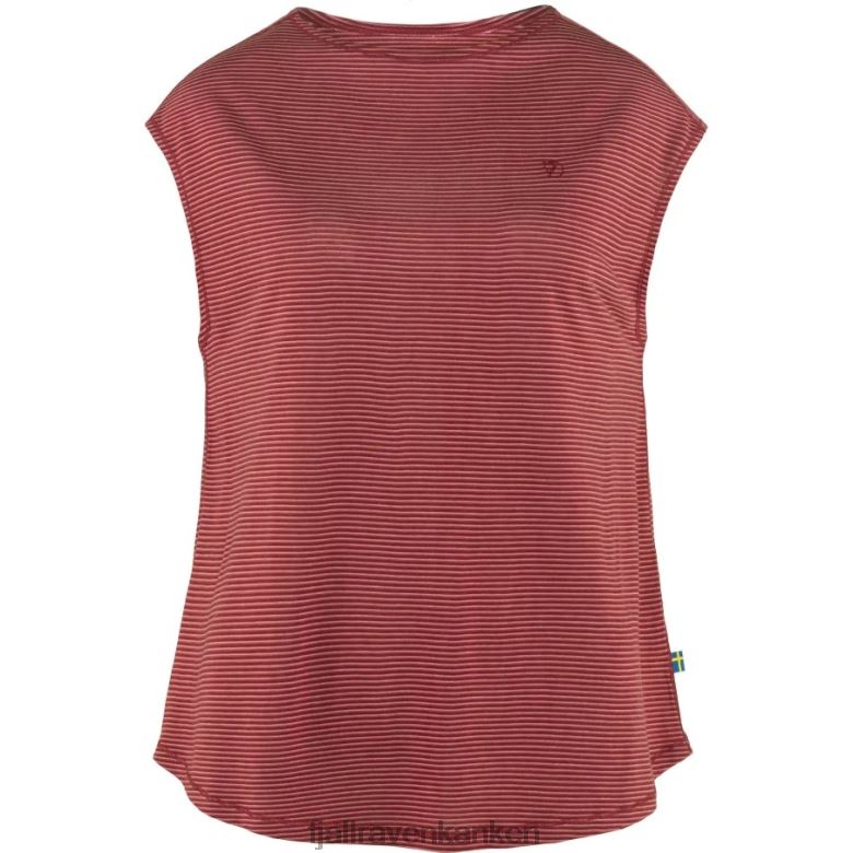 Fjallraven Kanken - High Coast Cool T-Shirt W Pomegranate Red Fjällräven Outlets