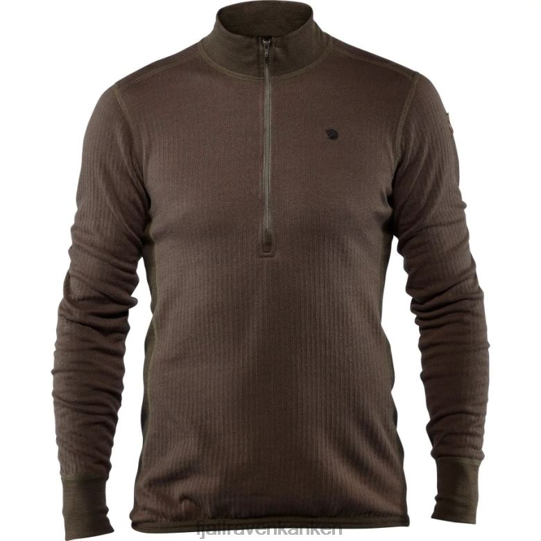 Fjallraven Kanken - Dark Olive Värmland Woolterry Half Zip M Fjällräven Outlets