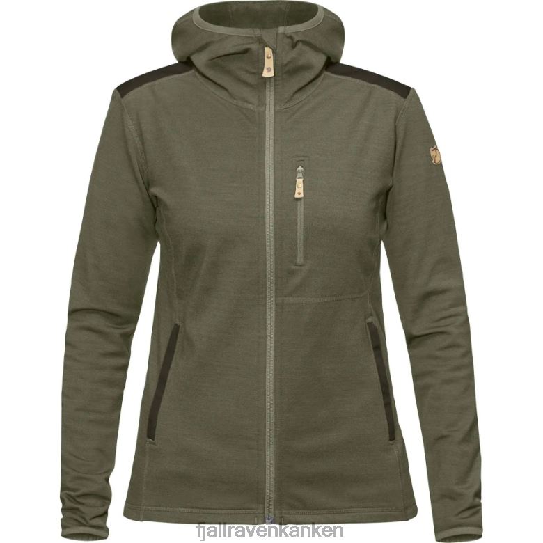 Fjallraven Kanken - Laurel Green-Deep Forest Keb Fleece Hoodie W Fjällräven Outlets