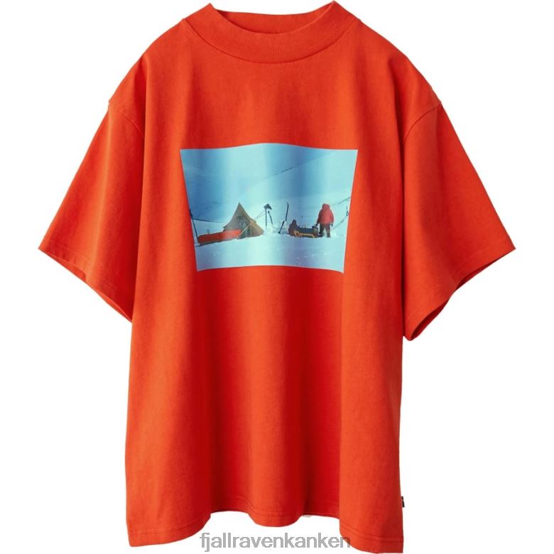 Fjallraven Sklep - Fjällräven Outlets Flame Orange Rv Print A/F