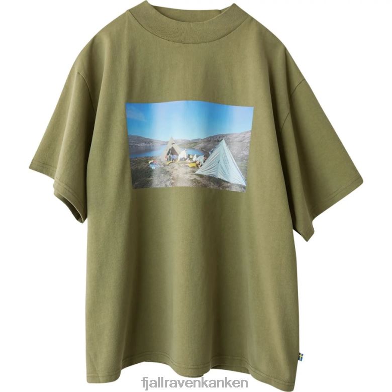 Fjallraven Kanken - Green Rv Print A/F Fjällräven Outlets