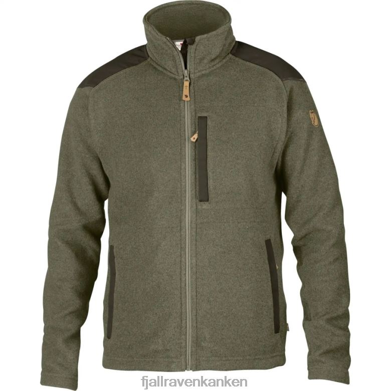 Fjällräven Polska - Laurel Green-Deep Forest Fjällräven Outlets Buck Fleece M