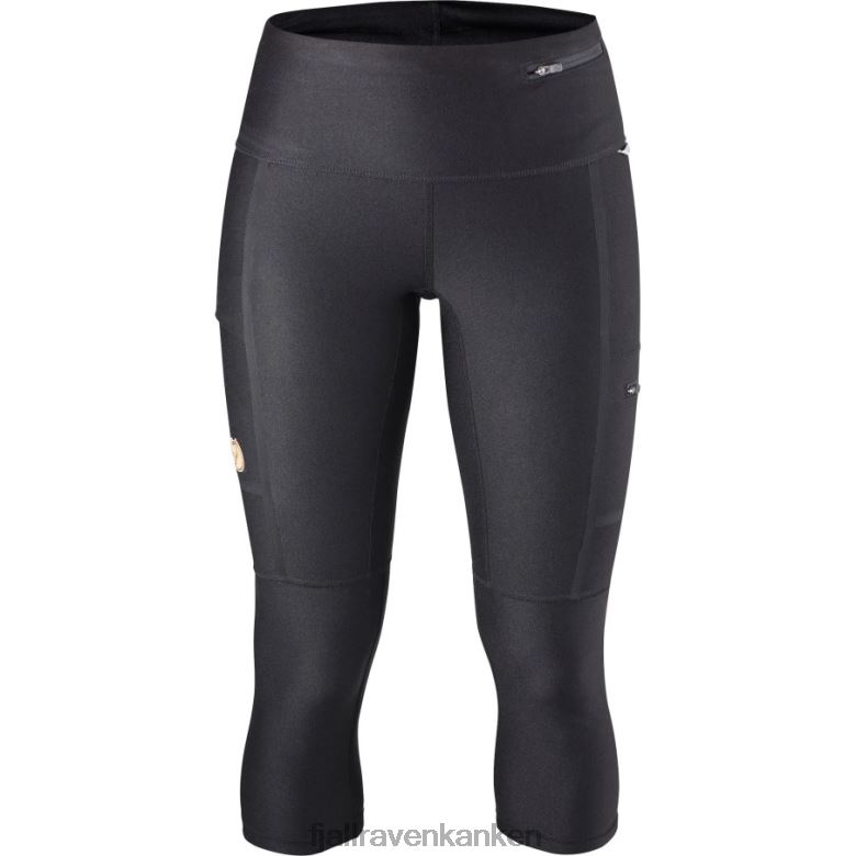 Fjällräven Polska - Fjällräven Outlets Abisko Trekking Tights 3/4 W Black