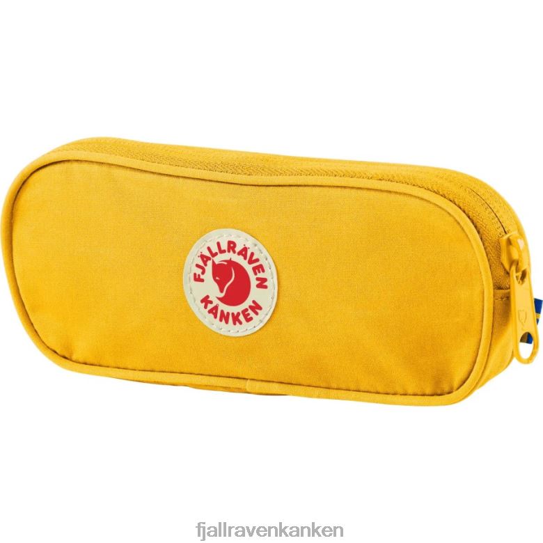 Fjallraven Kanken - Warm Yellow Kånken Pen Case Fjällräven Outlets